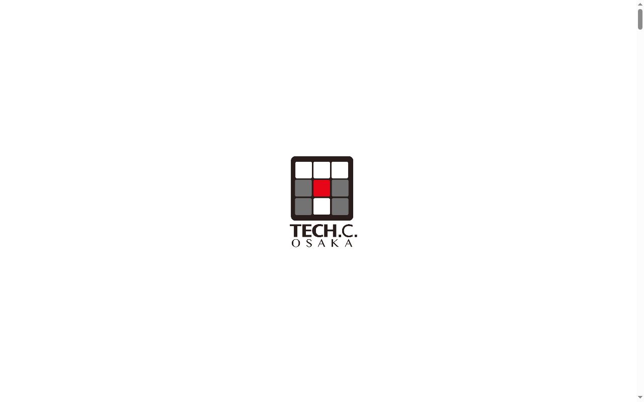 OCA大阪デザイン&テクノロジー専門学校の公式サイトのスクリーンショット